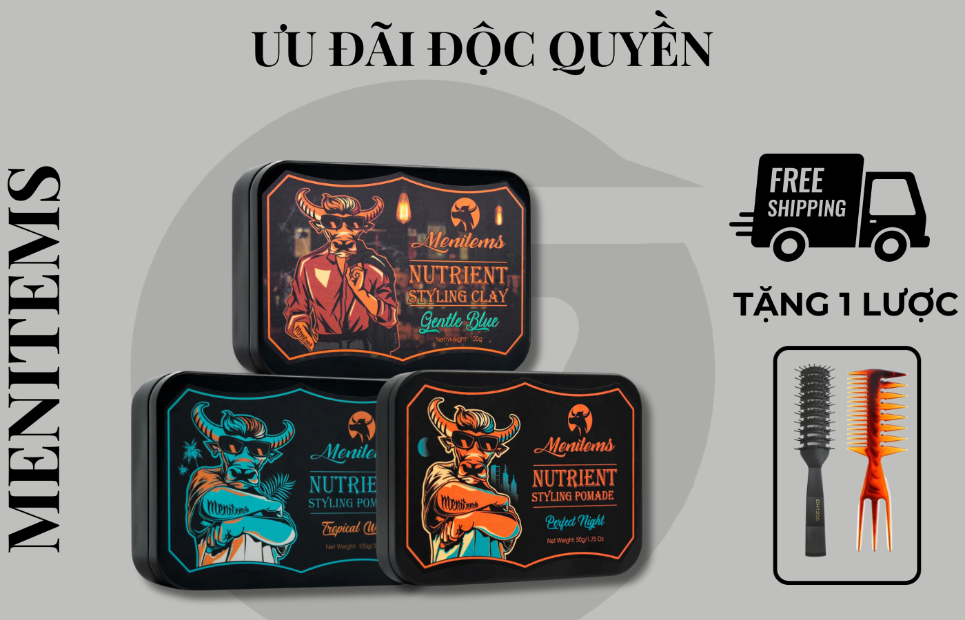 Menitems – Sản phẩm sáp vuốt tóc hot nhất hiện nay